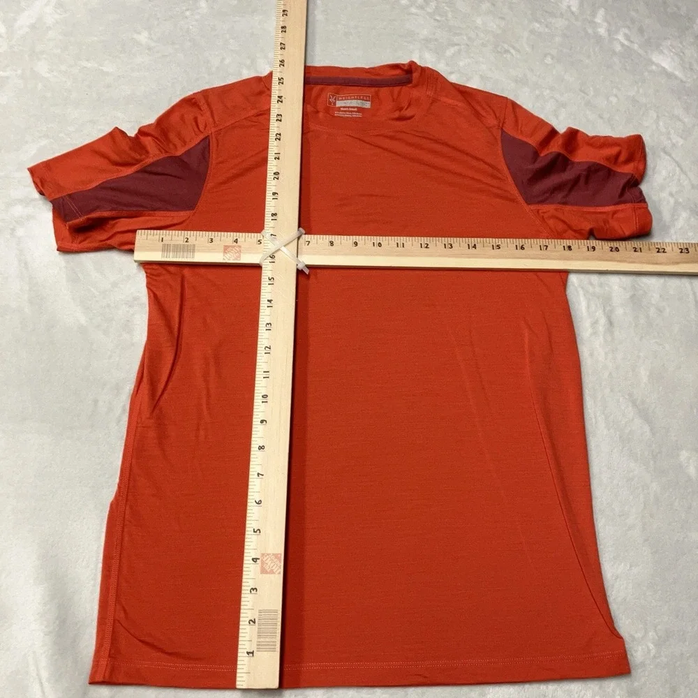 Ibex Merino Weightless Wool Orange T Shirt Hiking Merino Base Layer Mens S
